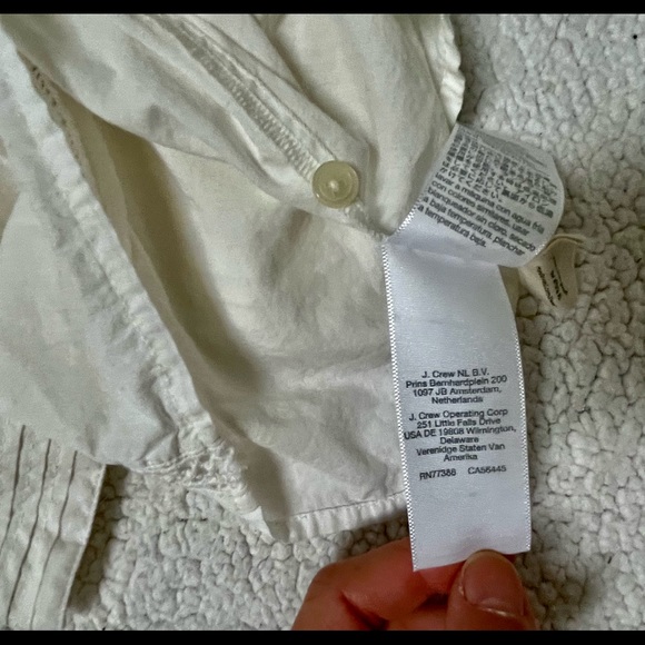 Madewell Ivory Cotton Prairie Blouse - Picture 9 of 11